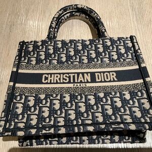 CHRISTIAN DIOR small Oblique BOOK TOTE